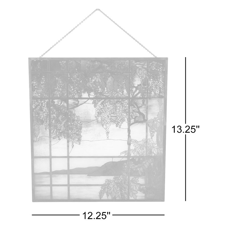 Handmade Coastal Landscape Wall Decor on Glass