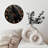 Black Cat Wall Clock Home Decor Unique Design