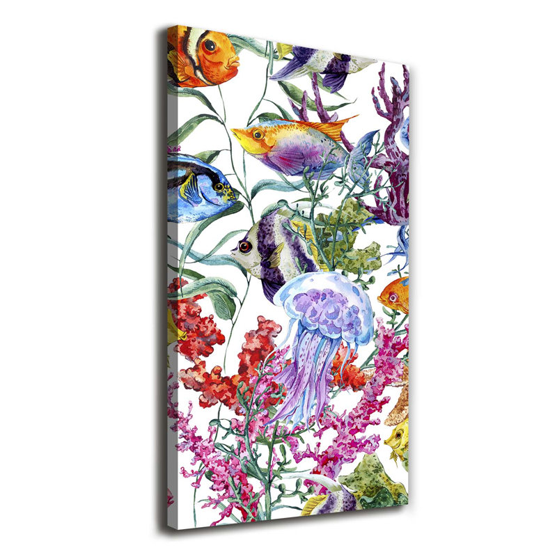 Underwater World - Wrapped Canvas Print