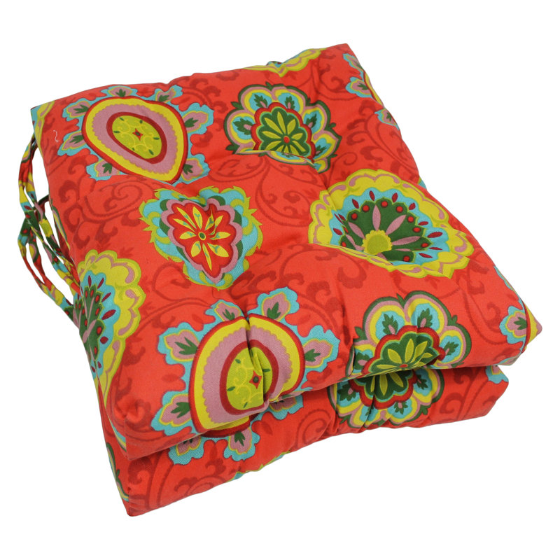 Outdoor 3.5'' Seat Cushion, Farmington Terrace Grenadine