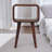 Burel Mini Caramel Curved Open Bedside