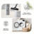 Gray and Beige Abstract Striped carpet-easy to clean, machine-washable, soft and comfortable; suitable for door mats, kitchens, living rooms, bedrooms, corridors, and laundry areas. Easy to clean, durable carpet for home decoration.-129045810