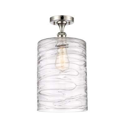 Plafonnier semi-encastré 1 lumière 9 po Heiman