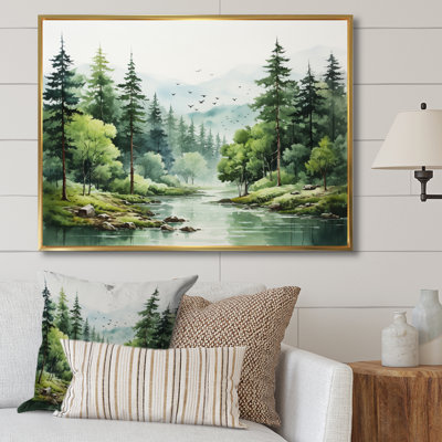 Tranquil Forests Landsacpe I - Forest Wall Art For Living Room