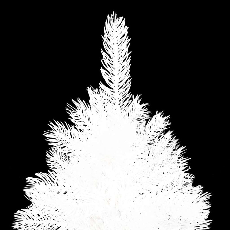 	vidaXL Artificial Christmas Tree Lifelike Needles White, 6.89ft H