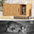 Cat Litter Box Enclosure With Cat Scratch Pad-1993149076