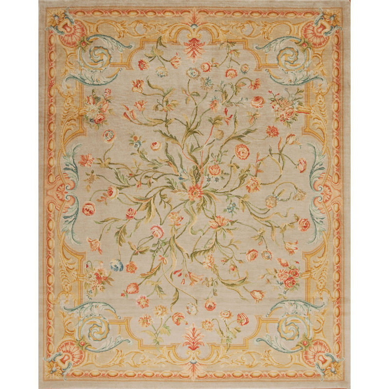 Savonnerie One-of-a-Kind 8' X 10' Hand Knotted Area Rug