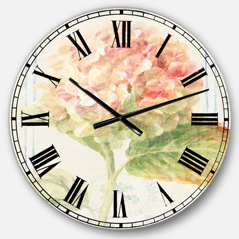 Horloge murale Floursack Florals, Moyen