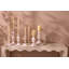 Rosy Check Medium Pillar Candlestick