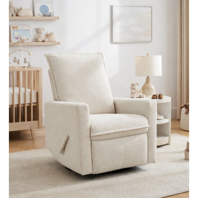 Boucle  Glider Swivel Recliner