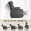 Fauteuil inclinable électrique avec massage Power Lift-918456449