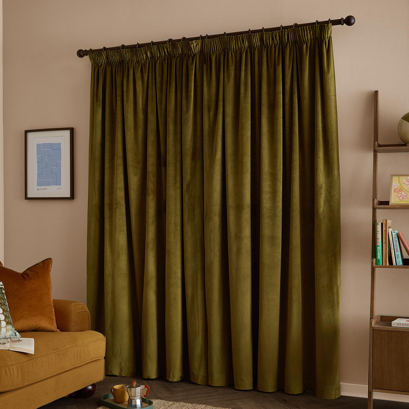 The Ultimate Velvet Blackout Curtain Panel Pair, 117 cm Width x 137 cm Drop