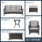 Bonia Wicker 5 - Person Patio Conversation Set with Cushions-567150314-567150317