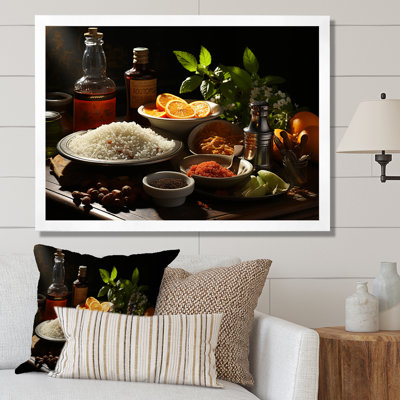Aroma Cuban Food Impression - Art mural sur toile