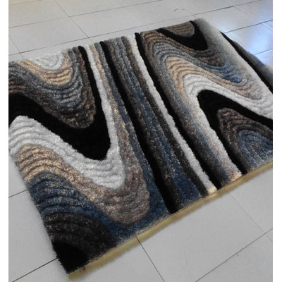 Wool Abstract Indoor Rug