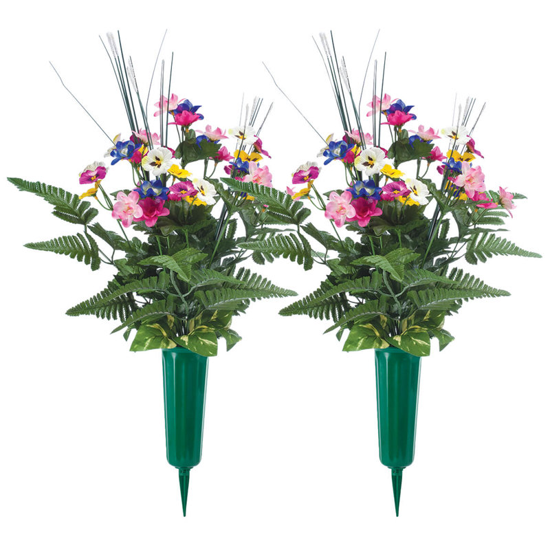 Ensemble de 2 bouquets OakRidge Pansy