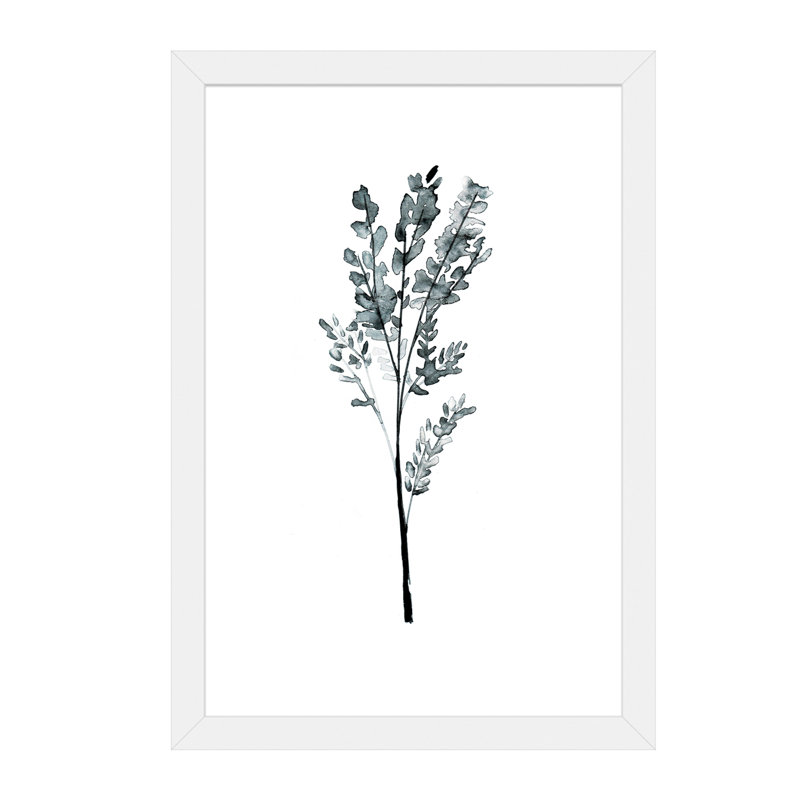 « herb » par albina bratcheva print, H 32 po x l 24 po x P 1 po, Papier avec cadre blanc
