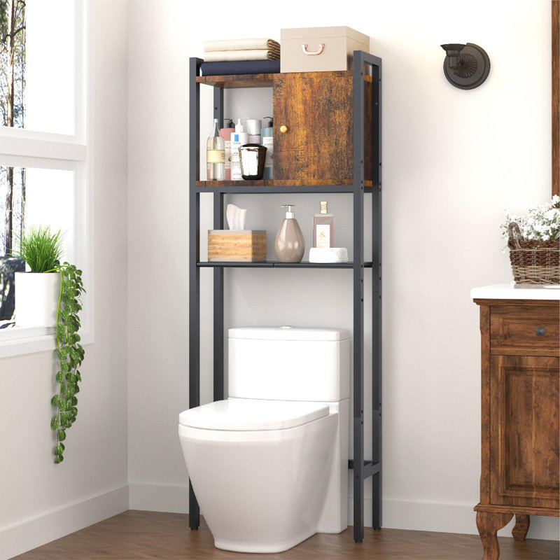 Rangement au-dessus de la toilette, Bois