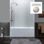 Baignoire de trempage en alcôve en acrylique avec drain et trop-plein 60 po x 30 po Flint, disponible en 5 finitions-49416750-90182512