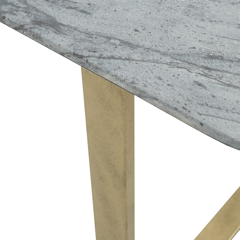 Table de salle à manger 62,99 po Siguna, Or