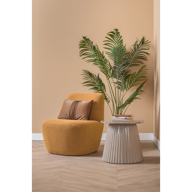 Wood Outdoor Lounge Chair, Yellow