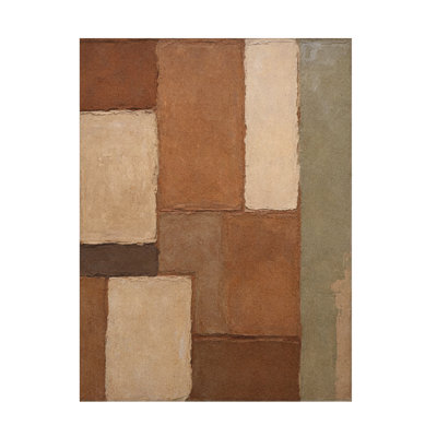 Art mural sur toile tendue - Dan Hobjour, "Arcilla", décoration murale pour le salon, la chambre à coucher ou le bureau - 35 x 47