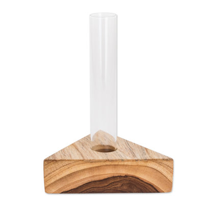 Handmade Wood Table Vase