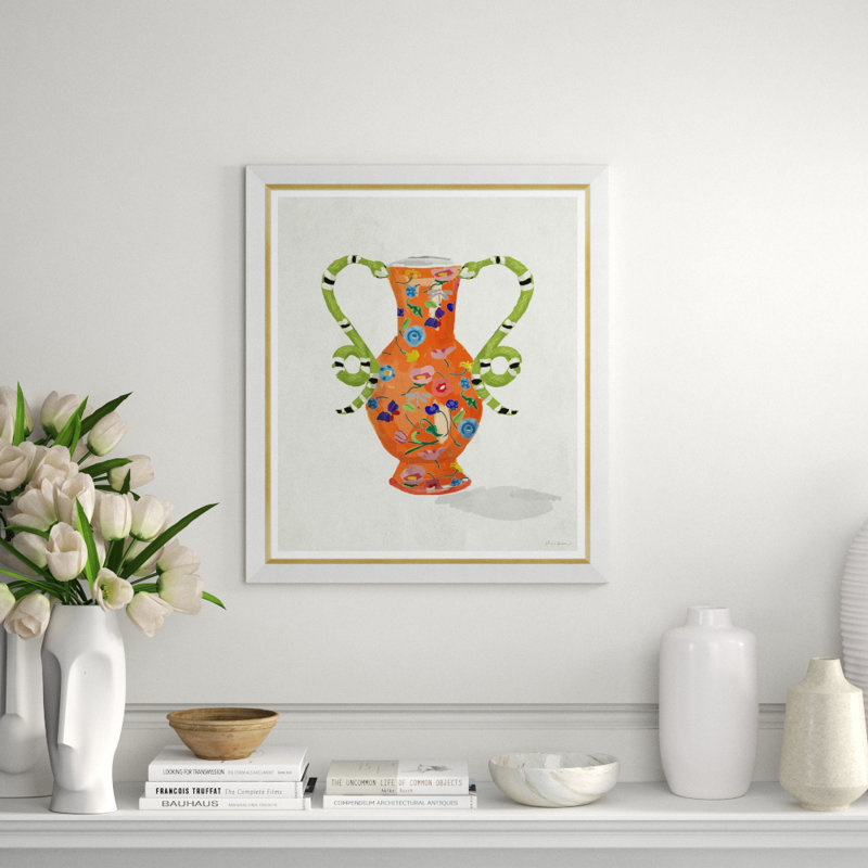 Boa Vase Giclee Print by Dana Gibson