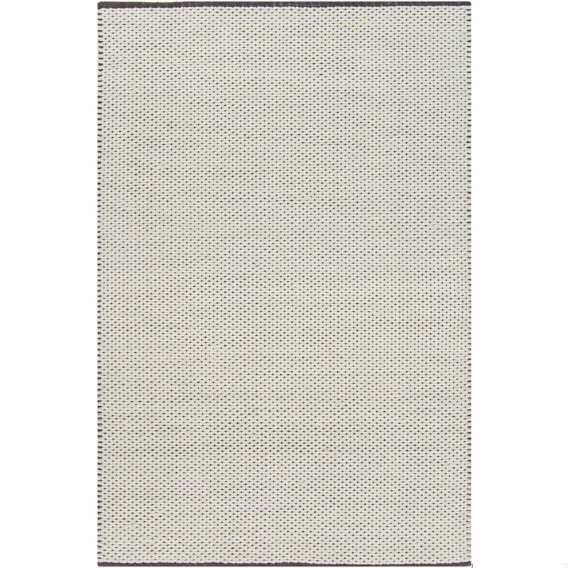 Tapis en laine et coton tissé à la main Leen, 5 pi x 7 pi 6 po