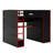 Wood Loft Bed With Desk,Wardrobe,Ample Storage Space,And RGB LED Light-1249196822
