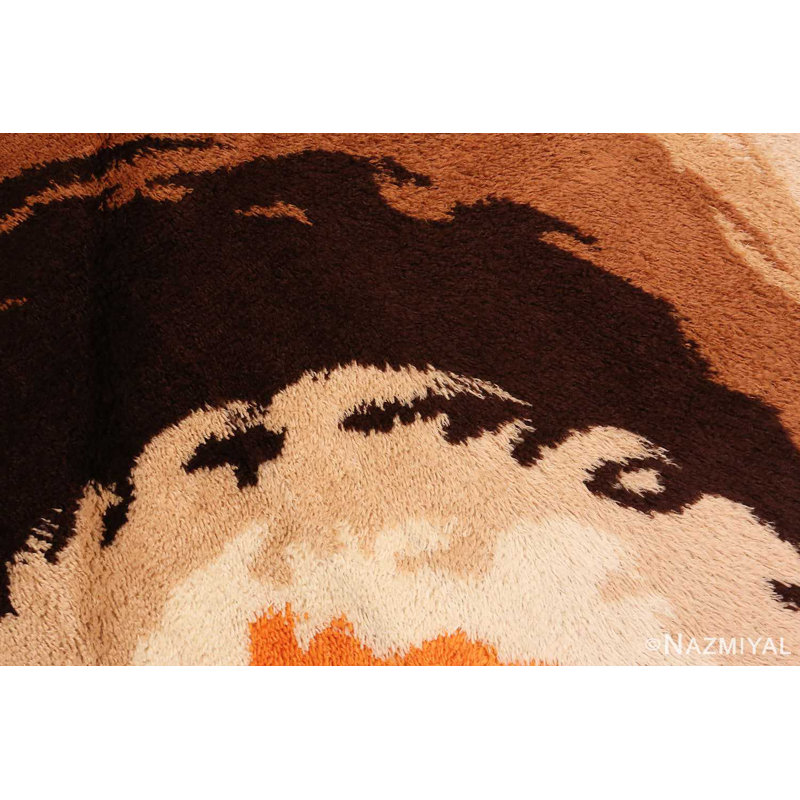 Scandinavian One-of-a-Kind Round 7'3" Area Rug