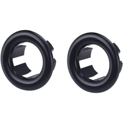 2 Pack Sink Overflow Ring Bathroom Kitchen Sink Basin Trim Overflow Cover Hole Insert Cap