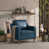 Dark Blue  Faux Leather