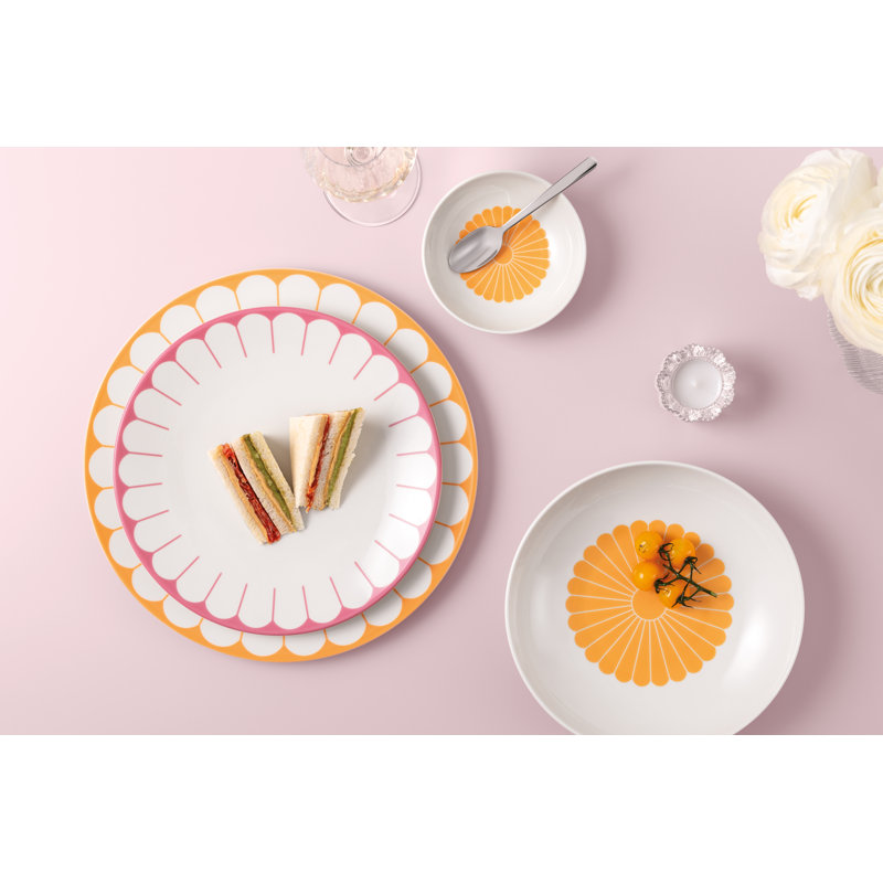 Villeroy & Boch Fleur Bleu Collection Dessert Bowl, Premium Porcelain, Made in Germany, Dishwasher and Microwave Safe, Small Bowl for Desserts, & Snacks, 3.75 oz Capacity,5.25x1 in, Blue