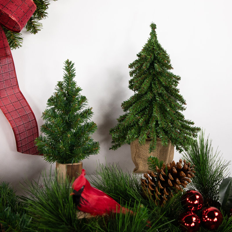 Arbre de Noël artificiel en pot Mini Downswept, 1,25 pi