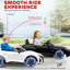 HOMCOM Audi RS e-tron GT Licensed Electric Car for Kids 12V Music Black