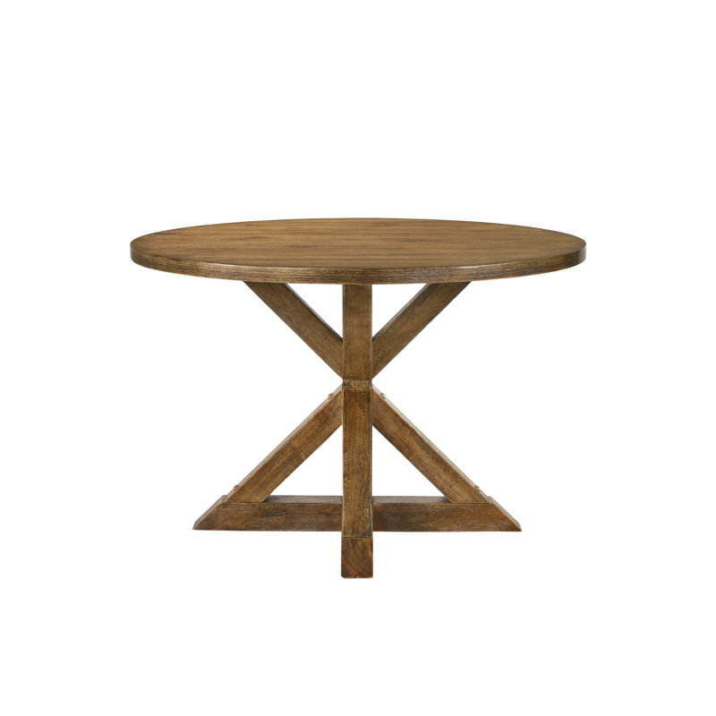 Wallace II Weathered Oak Finish Dining Table