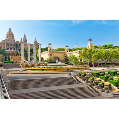 " National Museum In Barcelona,Placa De Espanya "