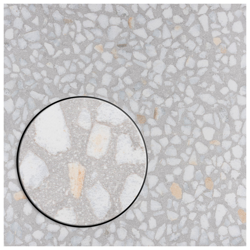 Farnese Amalfi 12" x 12" Porcelain Field Tile Wall & Floor Tile, Humo