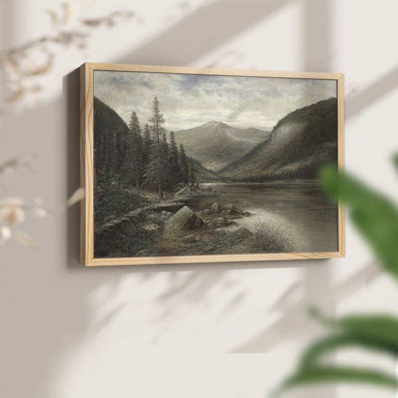 Paysages rétro-CDXI - reproduction encadrée, Naturel