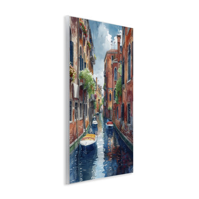 Sunny Days On The Canal Wall Plaque, design by LSR Creative Studio