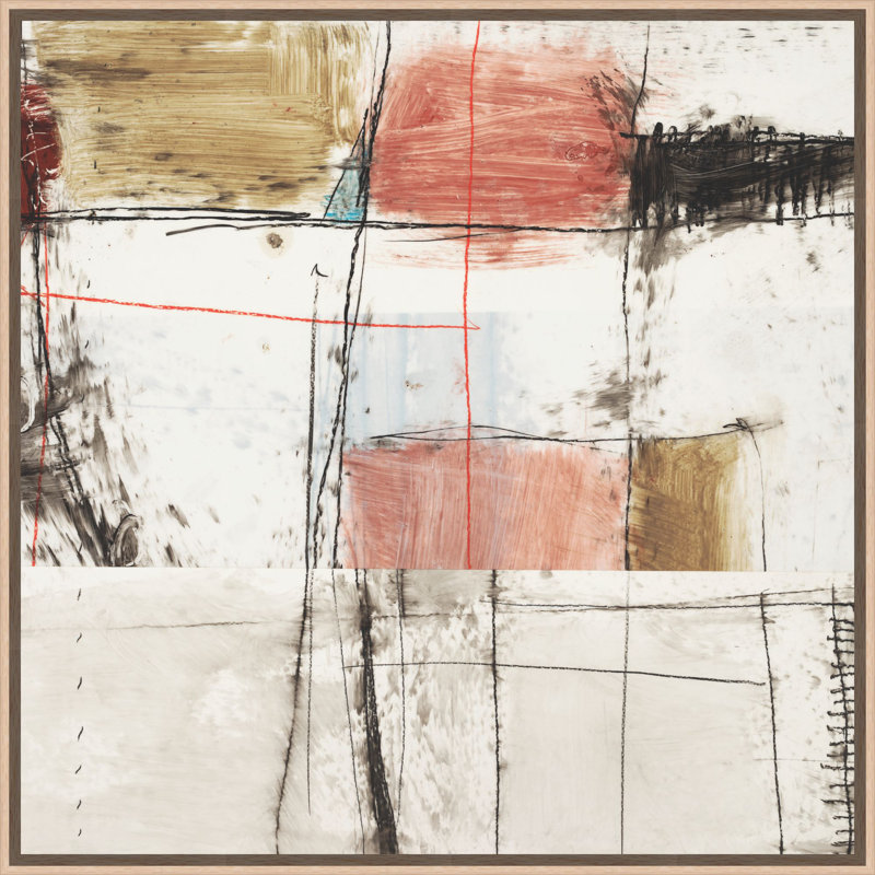 Panels Interlaced 1 Print by Art House Studios, 22" H x 22" W x 2" D
