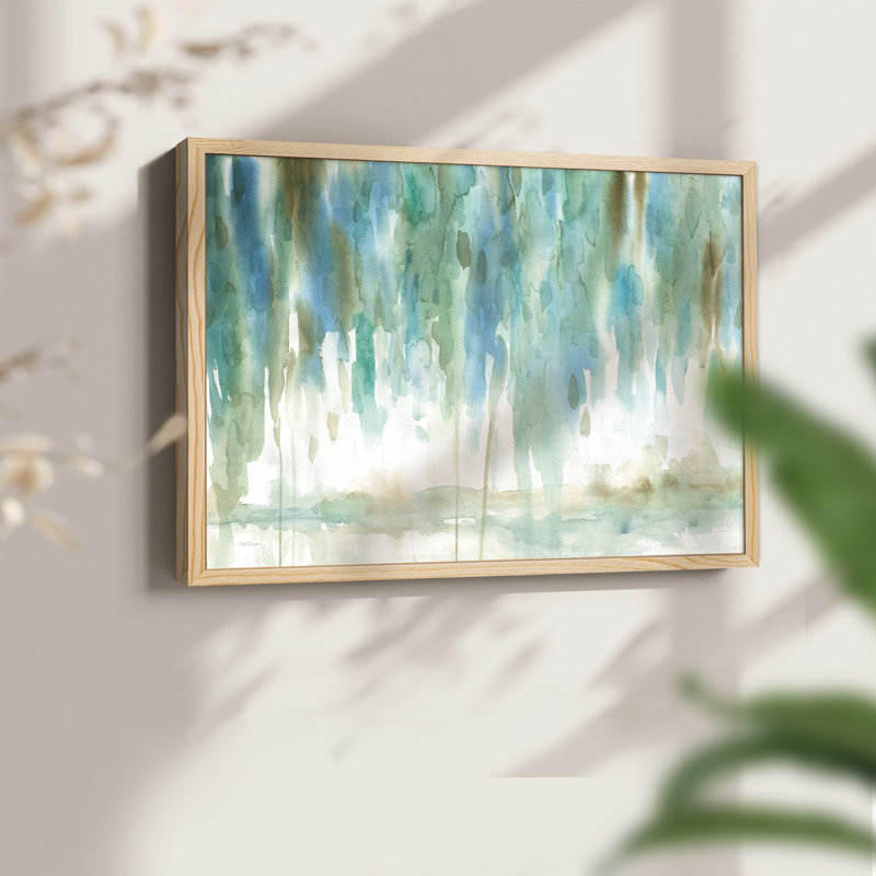 Rainwashed Landscape -Framed Print - Restickable