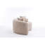Canapé modulaire en chenille incurvé Ly - 042 S, beige, double profondeur 21,3 po et 26,8 po, sans assemblage, compact pour les petits espaces, capacité de 400 lb, L 66,9 po, avec coussins décoratifs, mousse à haute résilience, assise souple moyenne,-1508572816