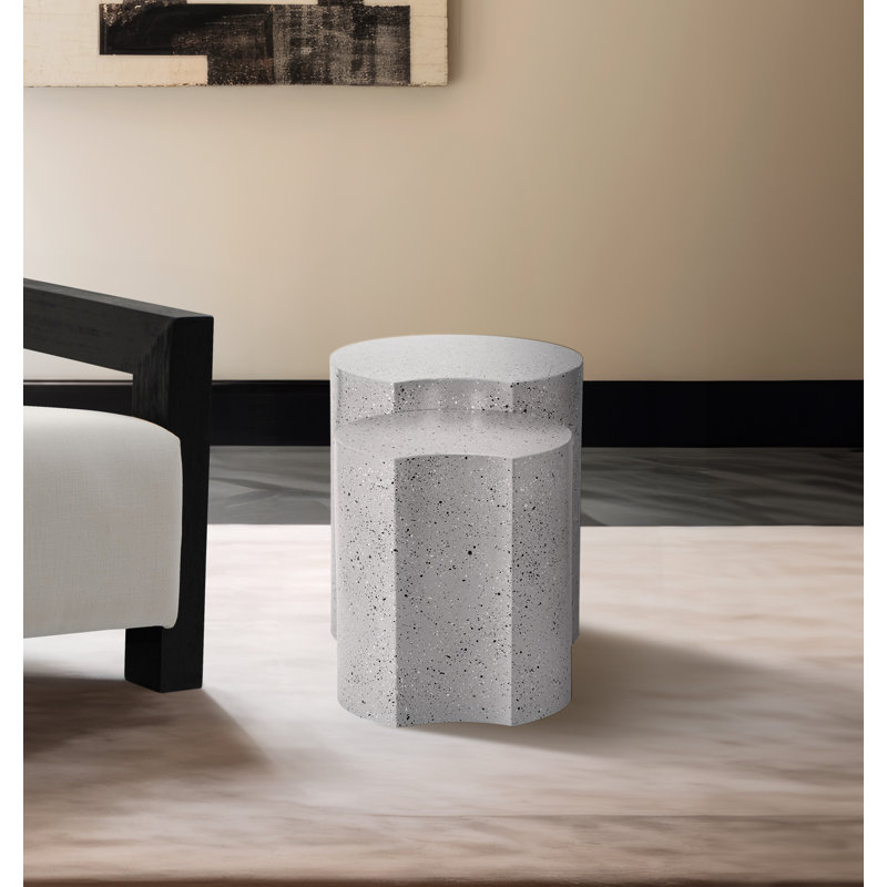 Table de bout Hylie, Blanc