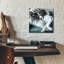  «Couch Collie» par Art Licensing Studio, art mural en verre acrylique, 12 po x 12 po