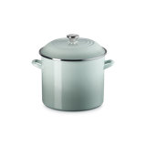 Le Creuset Enamel-On-Steel Stockpot With SS Knob, 16 Qt., Sea Salt