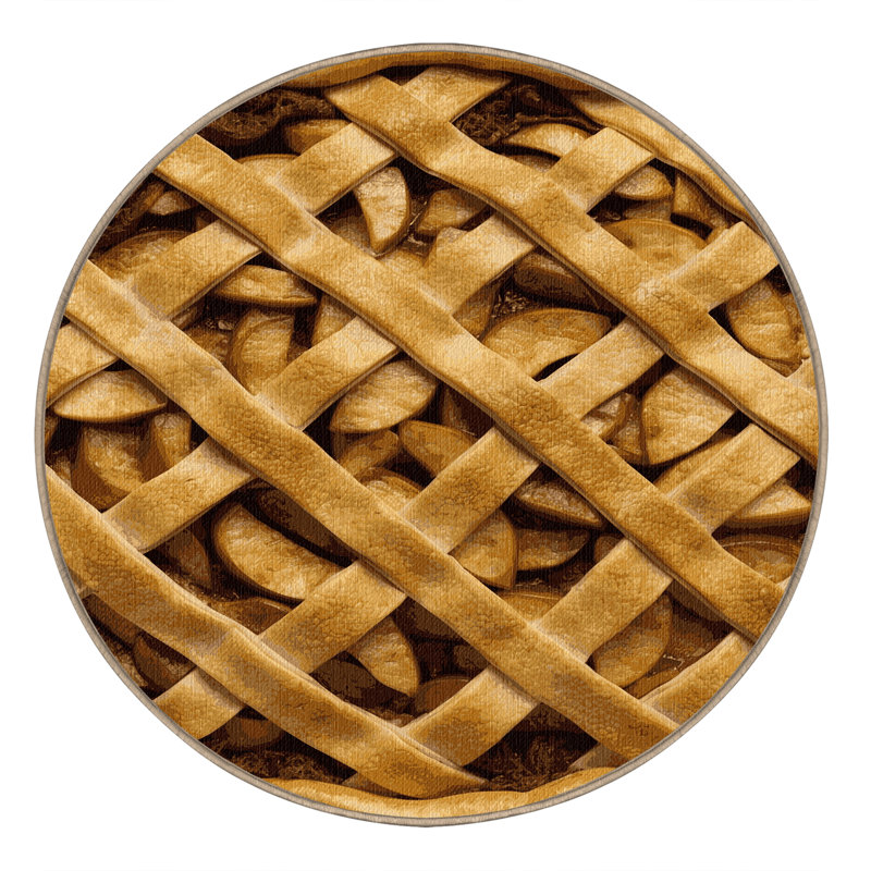  Tapis lavable à tarte aux pommes et desserts, Carré 6 pi