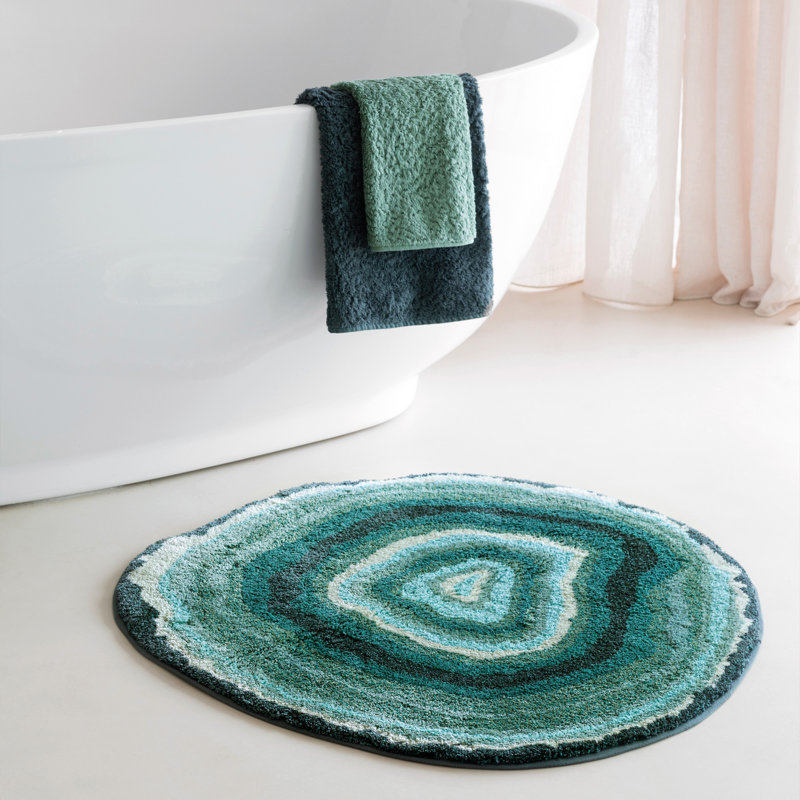 GREEN AGATE BATH RUG 31 MULTI 1