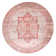 Traditional Medallion Distressed Performance Red Rug